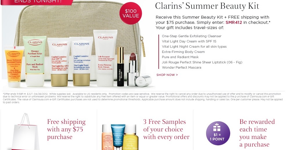 How to use a Clarins coupon Clarins is one of the top luxury skin care companies of the world. Offering products with natural ingredients based solely on plant extracts, Clarins aims to satisfy their customers naturally.
